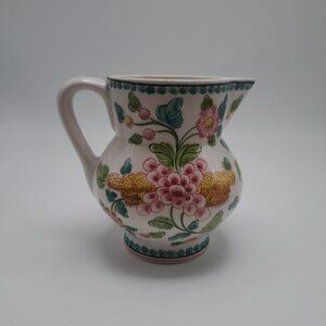 Outeiro Agueda Hand-Painted Pitcher from Portugal